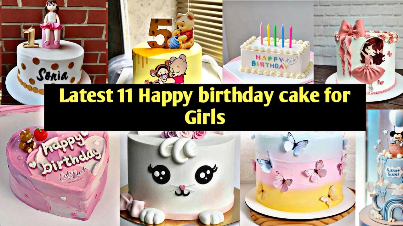 Happy Birthday Cake For Girls